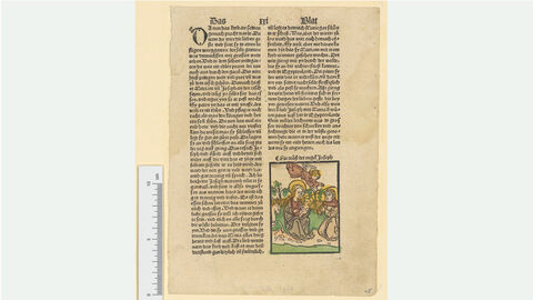 Excerpt from an old book with writing and pictures