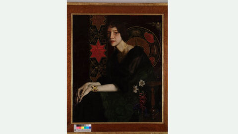 Painting by Oskar Zwintscher